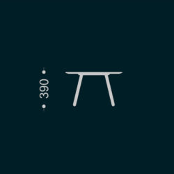Bondo Wood table, height 390