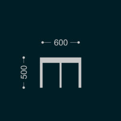 Naku coffee table Dia. 600, height 500